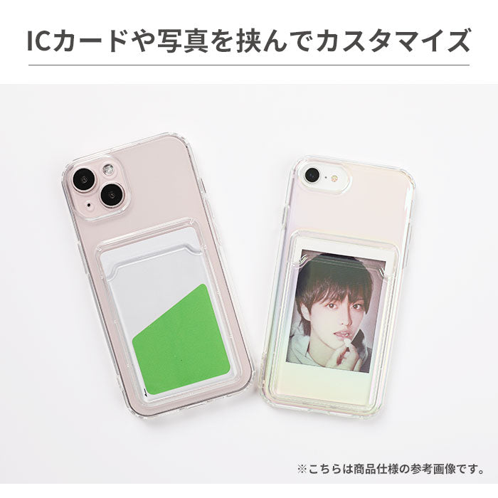 [iPhone 15/15 Pro/14専用]Premium Style ポケット付 TPUケース