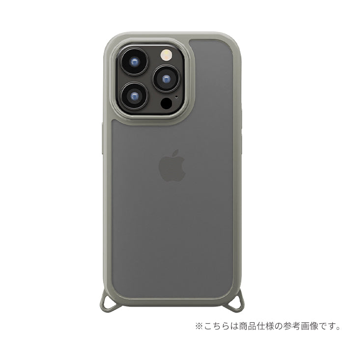 [iPhone 15 Pro専用]Premium Style カスタマイズストラップホール クリアタフケース