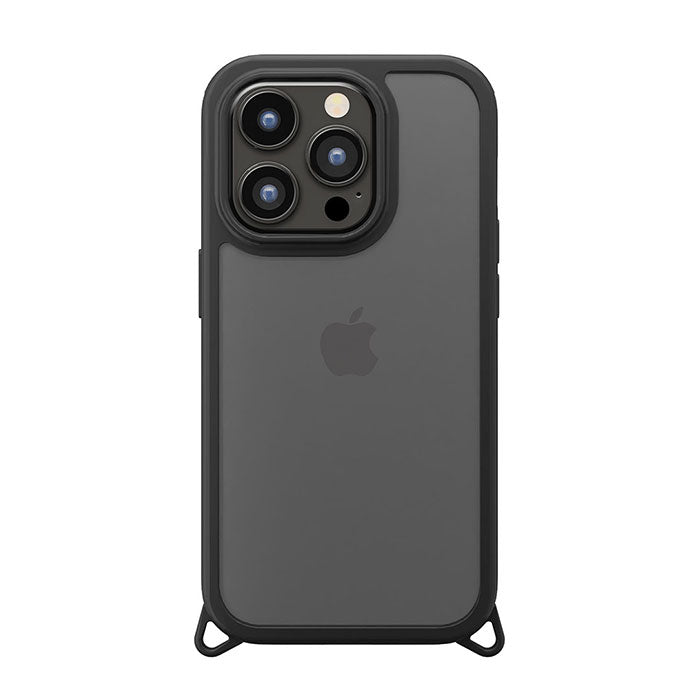 [iPhone 15 Plus/15 Pro Max/14 Plus専用]Premium Style カスタマイズストラップホール クリアタフケース