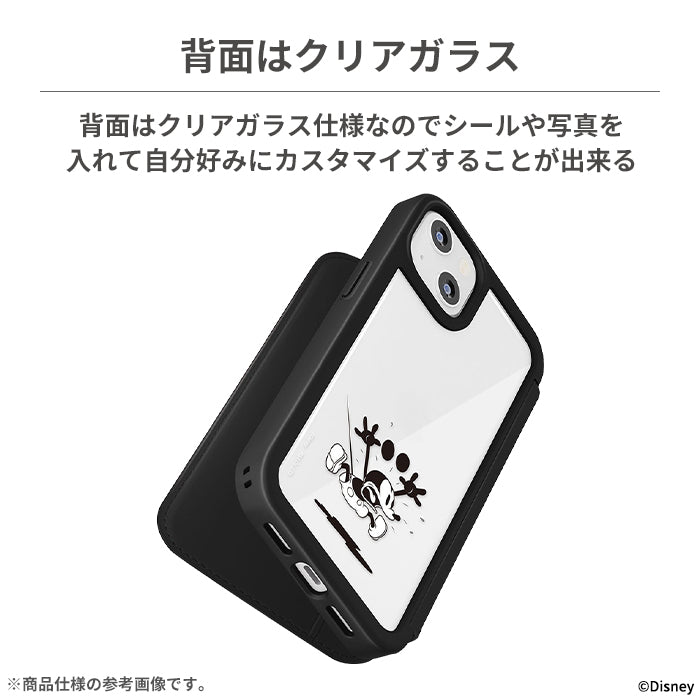 [iPhone 15専用]Premium Style ディズニー ガラスフリップケース｜スマホケース・スマホカバー・iPhoneケース通販のHamee
