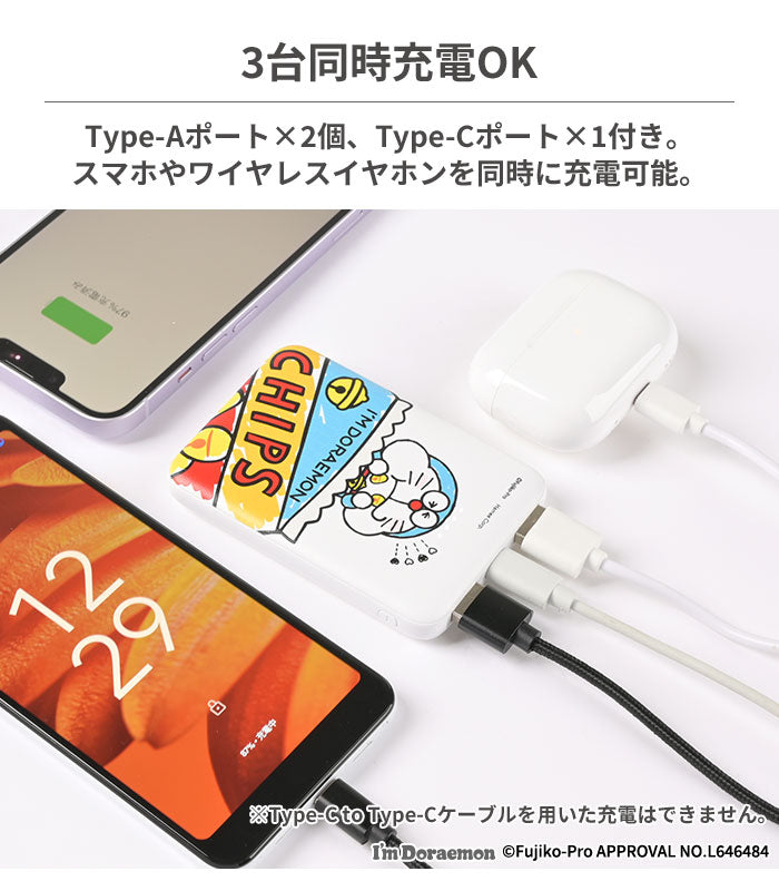 アイムドラえもん モバイル充電器5000mAh