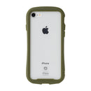iFace Reflection 強化ガラス 透明 iphone クリアケース iphone se ケース iphone8 カーキ
