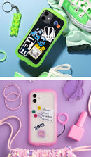 iFace Reflection Neo 強化ガラスクリアケース ネオンカラーのコーディネート