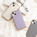 [iPhone 14/13専用]salisty(サリスティ)マットカラー耐衝撃ハードケース(グレージュ)