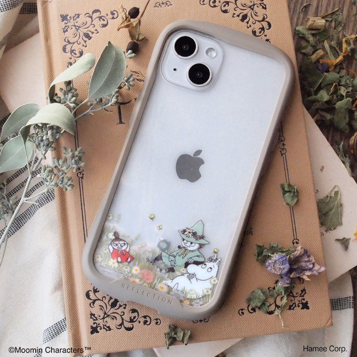 [iPhone 14/14 Pro/14 Plus/14 Pro Max/13/13 Pro/13 Pro Max/12/12 Pro/11/8/7/SE(第2/第3世代)専用]ムーミン iFace 背面クリアケース用インナーシート