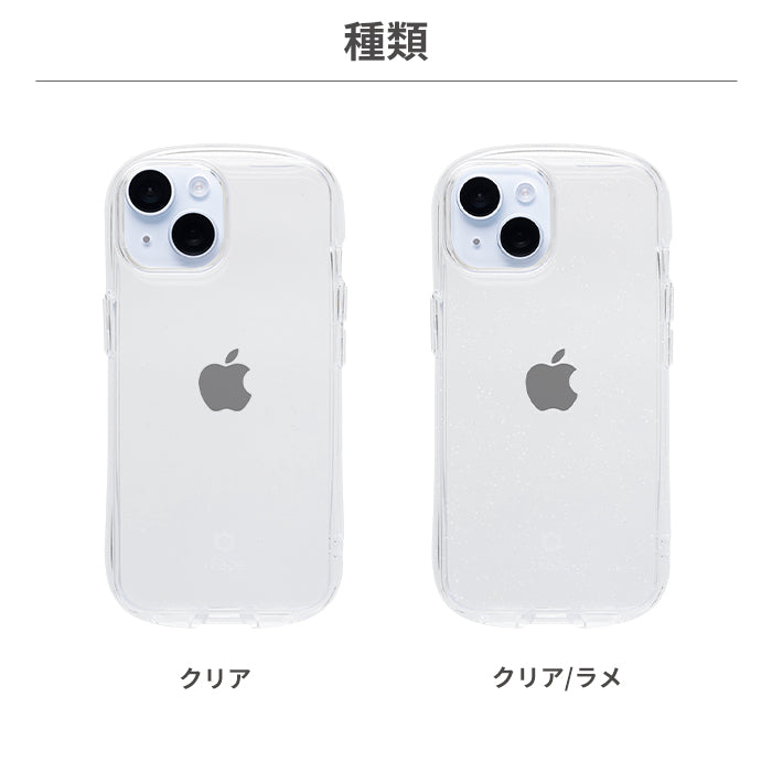 [iPhone 15/15 Pro/15 Plus/15 Pro Max/14/14 Pro/14 Plus/14 Pro Max/13/13 mini/13 Pro/13 Pro Max/12/12 mini/12 Pro/12 Pro Max/11/11 Pro/XR/XS/X/8/7/SE(第2/第3世代)専用]iFace Look in Clearケース(クリア/ラメ)