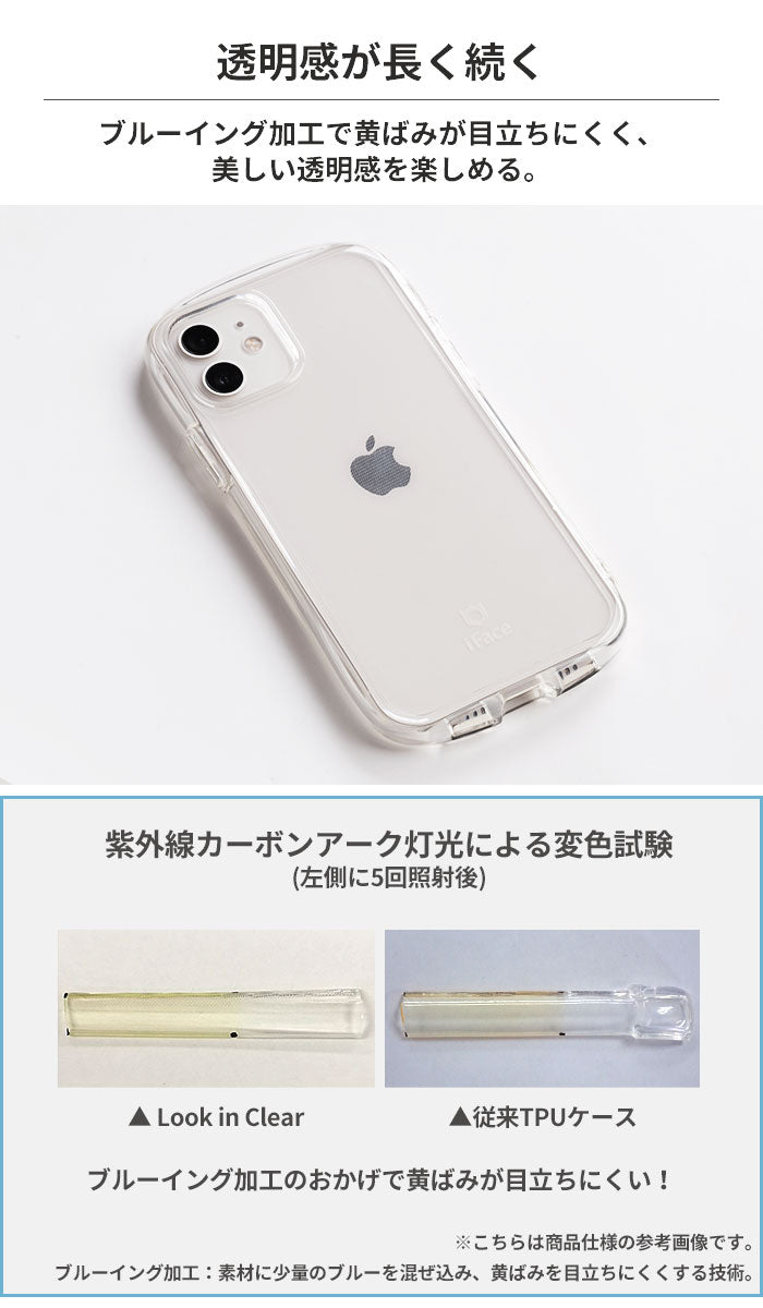 [iPhone 15/15 Pro/15 Plus/15 Pro Max/14/14 Pro/14 Plus/14 Pro Max/13/13 mini/13 Pro/13 Pro Max/12/12 mini/12 Pro/12 Pro Max/11/11 Pro/XR/XS/X/8/7/SE(第2/第3世代)専用]iFace Look in Clearケース(クリア/ラメ)