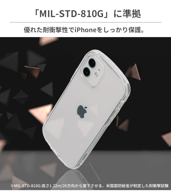 [iPhone 15/15 Pro/15 Plus/15 Pro Max/14/14 Pro/14 Plus/14 Pro Max/13/13 mini/13 Pro/13 Pro Max/12/12 mini/12 Pro/12 Pro Max/11/11 Pro/XR/XS/X/8/7/SE(第2/第3世代)専用]iFace Look in Clearケース(クリア/ラメ)