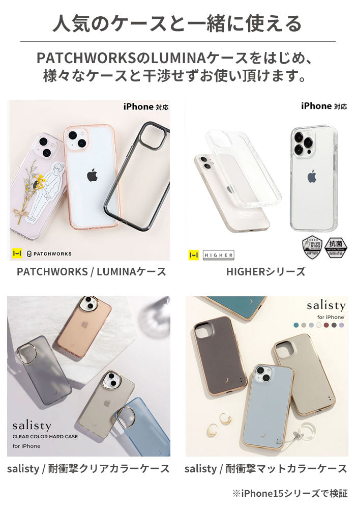 [iPhone 15/15 Pro/15 Plus/15 Pro Max/14/14 Pro/14 Plus/14 Pro Max/13 mini/13/13 Pro/13 Pro Max専用]PATCHWORKS ITG Pro Plus 画面保護ガラスフィルム