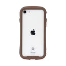 iFace Reflection 強化ガラス 透明 iphone クリアケース iphone se ケース iphone8 ブラウン