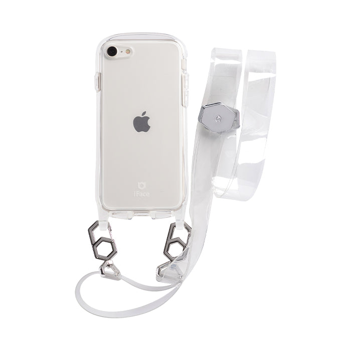 [iPhone 14/14 Pro/13/13 Pro/12/12 Pro/8/7/SE(第2/第3世代)専用]iFace Hang and クリアケース/ショルダーストラップセット｜スマホケース・スマホカバー・iPhoneケース通販のHamee