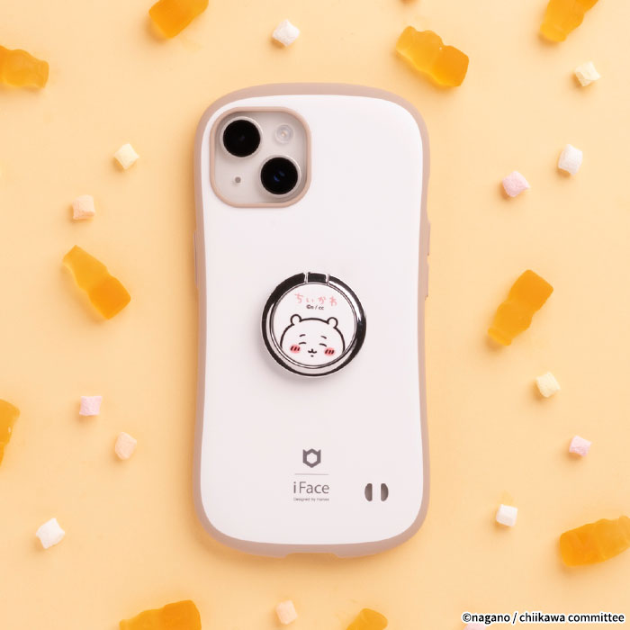 ちいかわ スマホリング iFace Finger Ring Holder フラットタイプ