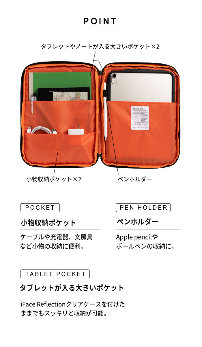 iFace Coverletti タブレットポーチ(Sサイズ)