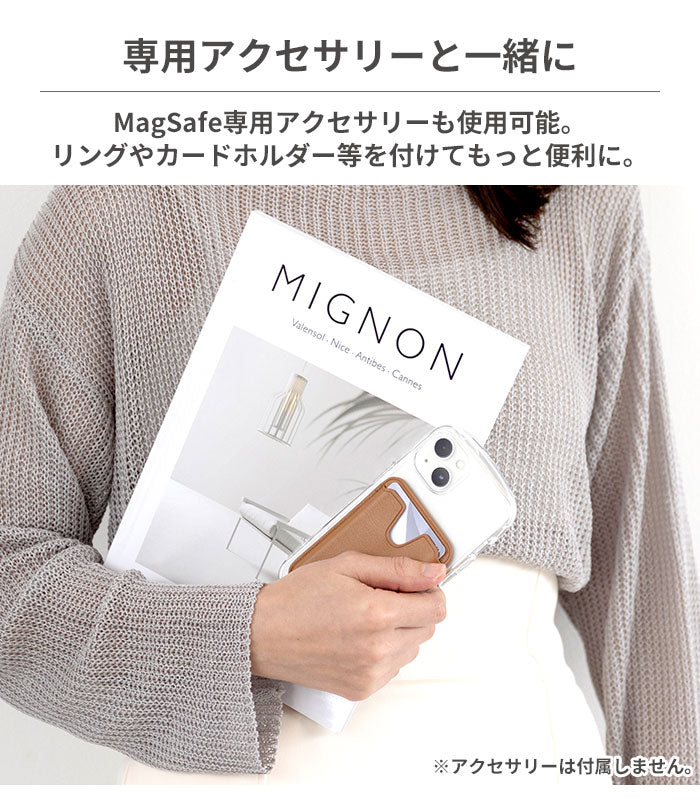 [iPhone 15/15 Pro/15 Plus/15 Pro Max/14/14 Pro/13/13 Pro専用]iFace Look in Clear Hybrid Magneticケース(クリア)