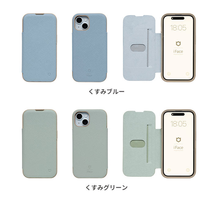 [iPhone 15/15 Pro/14/14 Pro/13/13 Pro専用]iFace Cardina 2nd ダイアリーケース