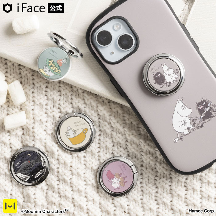 ムーミン iFace Finger Ring Holder フラットタイプ