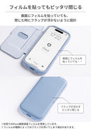 [iPhone 15/15 Pro/15 Pro Max/14/13/12/12 Pro/8/7/SE(第2/第3世代)専用]iFace Reflection ダイアリー ポリカーボネート クリアケース