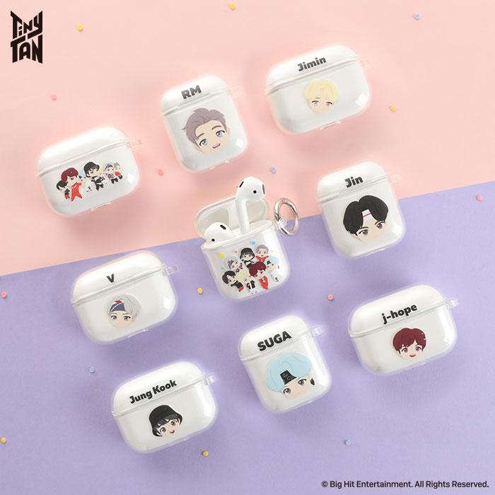 【正規通販】[AirPods/AirPods Pro専用]TinyTAN iFace Look in Clearケース｜スマホケース・スマホカバー・iPhoneケース通販のHamee