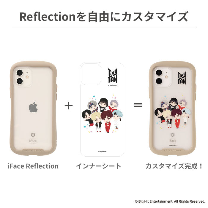 【iFace公式通販】[iPhone 12/12 mini/12 Pro/11/SE(第2/第3世代)/8/7専用] iFace(アイフェイス) Reflection TinyTAN インナーシート｜スマホケース・スマホカバー・iPhoneケース通販のHamee