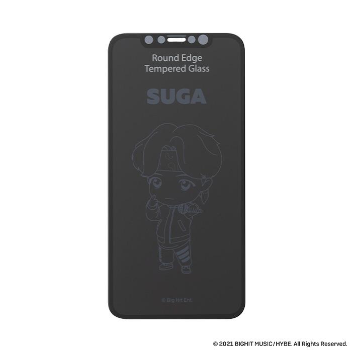【正規通販】TinyTAN iFace Round Edge Tempered Glass Screen Protector ラウンドエッジ強化ガラス 画面保護シート【iPhone 12/12 mini/12 Pro/11/XR/8/7/SE(第2/第3世代)/6s/6専用】｜スマホケース・スマホカバー・iPhoneケース通販のHamee