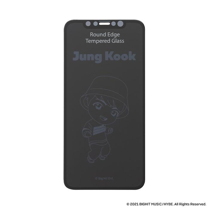 【正規通販】TinyTAN iFace Round Edge Tempered Glass Screen Protector ラウンドエッジ強化ガラス 画面保護シート【iPhone 12/12 mini/12 Pro/11/XR/8/7/SE(第2/第3世代)/6s/6専用】｜スマホケース・スマホカバー・iPhoneケース通販のHamee