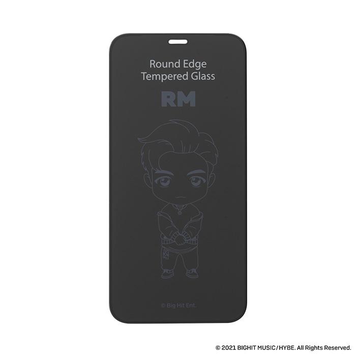 【正規通販】TinyTAN iFace Round Edge Tempered Glass Screen Protector ラウンドエッジ強化ガラス 画面保護シート【iPhone 12/12 mini/12 Pro/11/XR/8/7/SE(第2/第3世代)/6s/6専用】｜スマホケース・スマホカバー・iPhoneケース通販のHamee