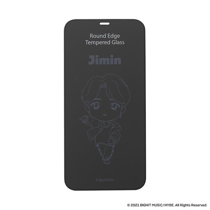 【正規通販】TinyTAN iFace Round Edge Tempered Glass Screen Protector ラウンドエッジ強化ガラス 画面保護シート【iPhone 12/12 mini/12 Pro/11/XR/8/7/SE(第2/第3世代)/6s/6専用】｜スマホケース・スマホカバー・iPhoneケース通販のHamee