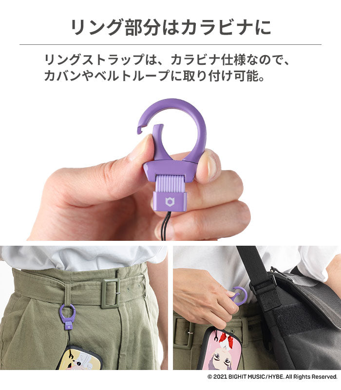 正規通販】TinyTAN iFace Quick Release ネックストラップ