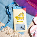 【各種スマートフォン対応】ポケットモンスター/ポケモン DIVAID フローティング防水ケース ワイドサイズ ショルダーストラップ