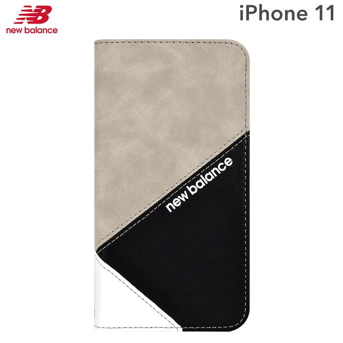 [iPhone11 iPhoneケース]NewBalance/ニューバランス手帳型 iPhoneケーススエードMIX(グレー)｜スマホケース・スマホカバー・iPhoneケース通販のHamee