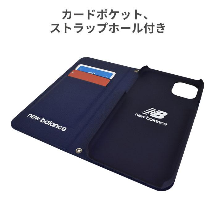 [iPhone11 iPhoneケース]NewBalance/ニューバランススリム手帳型 iPhoneケーススタンプロゴ｜スマホケース・スマホカバー・iPhoneケース通販のHamee