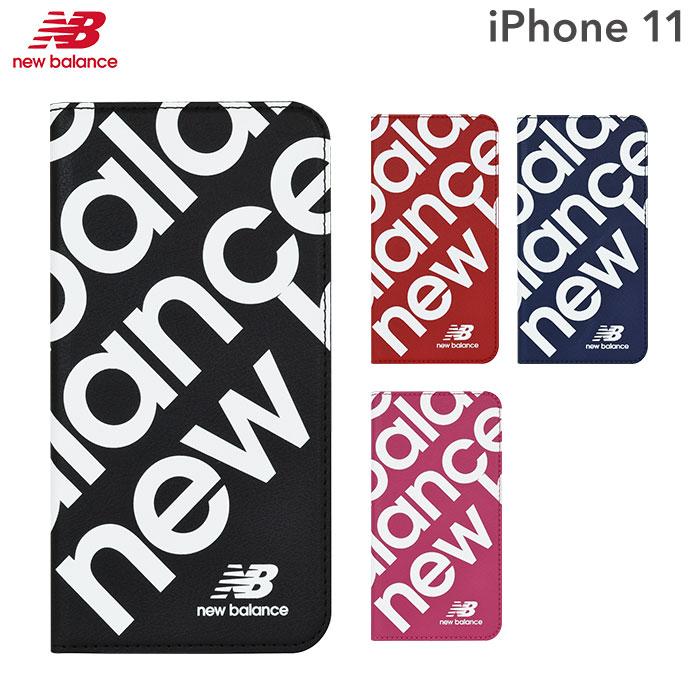 [iPhone11 iPhoneケース]NewBalance/ニューバランススリム手帳型 iPhoneケーススタンプロゴ｜スマホケース・スマホカバー・iPhoneケース通販のHamee