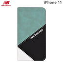 [iPhone11 iPhoneケース]NewBalance/ニューバランス手帳型 iPhoneケーススエードMIX(エメラルド)｜スマホケース・スマホカバー・iPhoneケース通販のHamee