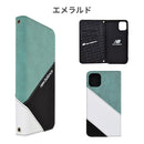 [iPhone11 iPhoneケース]NewBalance/ニューバランス手帳型 iPhoneケーススエードMIX(エメラルド)｜スマホケース・スマホカバー・iPhoneケース通販のHamee
