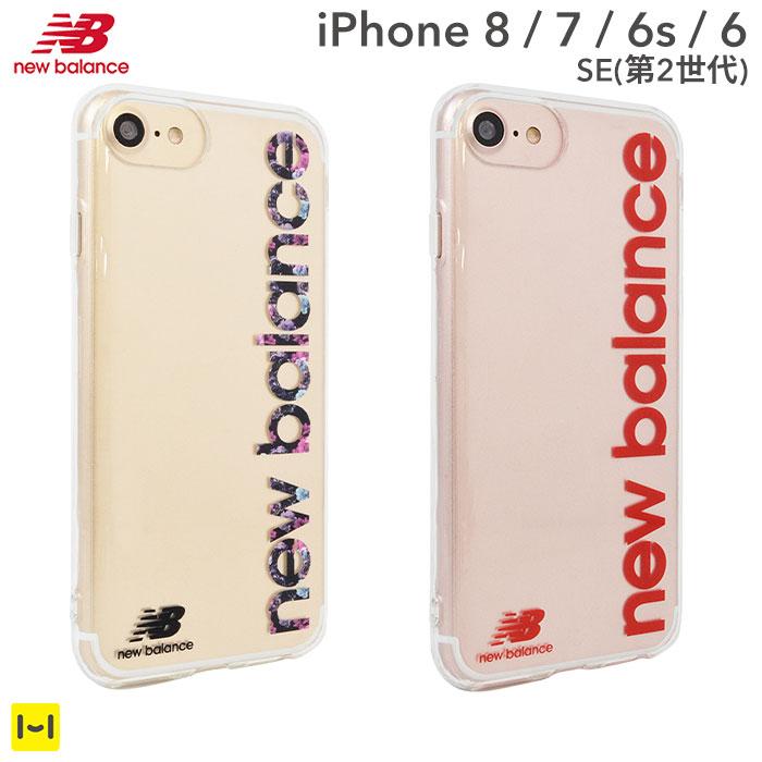 [iPhone8/7/6s/6/SE(第2世代)専用]NewBalance/ニューバランスTPUクリア iPhoneケース(縦ロゴ)｜スマホケース・スマホカバー・iPhoneケース通販のHamee