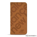 [iPhone 15/15 Pro/15 Pro Max/14/13専用]New Balance/ニューバランス スエード手帳型ケース スタンプロゴ