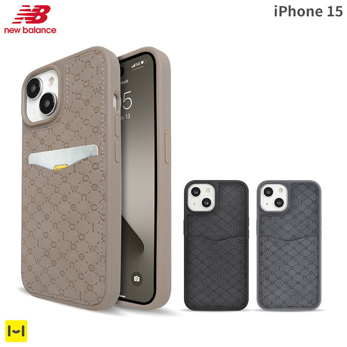 【iPhone 15専用】New Balance/ニューバランス カード収納付きケース