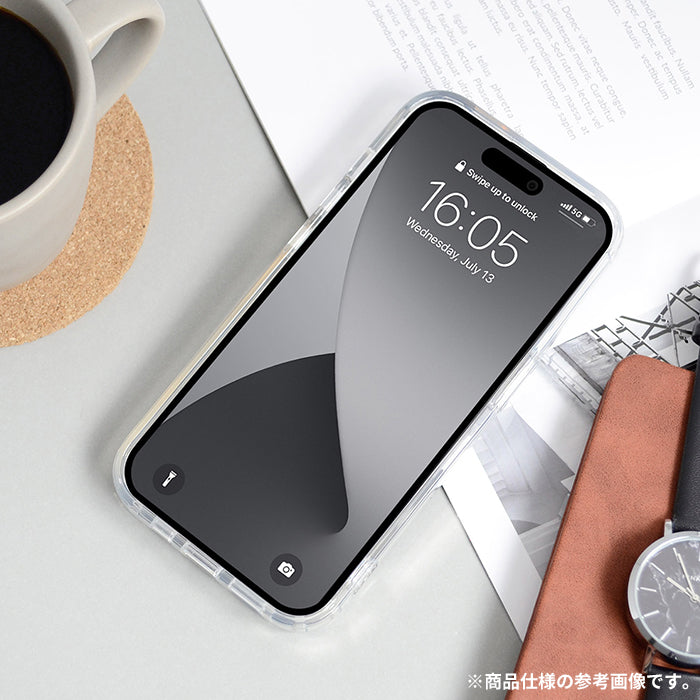 [iPhone 15 Pro専用]New Balance/ニューバランス クリアケース(new/ブラック)