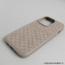 [iPhone 15 Pro専用]New Balance/ニューバランス カード収納付きケース(モノグラム/グレージュ)