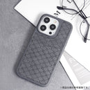 [iPhone 15 Pro専用]New Balance/ニューバランス カード収納付きケース(モノグラム/ブルーグレー)