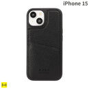 [iPhone 15専用]nano universe ナノユニバース カードポケット付レザーケース