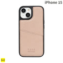 [iPhone 15専用]nano universe ナノユニバース カードポケット付レザーケース
