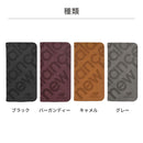 [iPhone 15/15 Pro/15 Pro Max/14/13専用]New Balance/ニューバランス スエード手帳型ケース スタンプロゴ