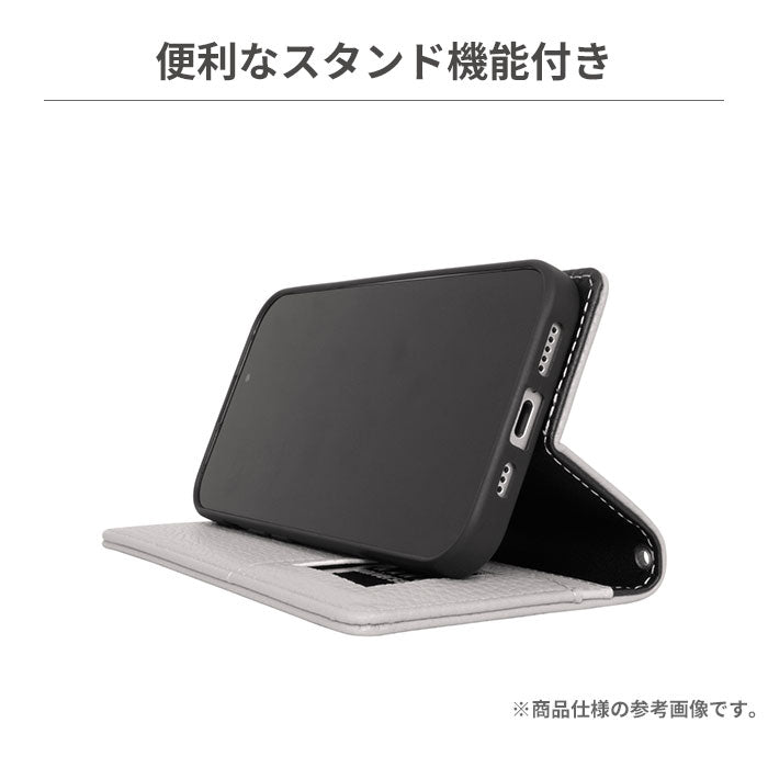 [iPhone 15/14/13専用]nano universe ナノユニバース シンプルロゴ 手帳型ケース