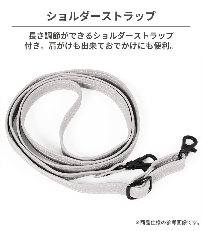 [iPhone 15 Pro専用]nano universe ナノユニバース ジップポケット付きケース(グレー)