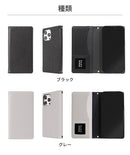 [iPhone 15 Pro専用]nano universe ナノユニバース シンプルロゴ 手帳型ケース