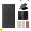 [iPhone 15 Pro Max専用]nano universe ナノユニバース シンプルロゴ 手帳型ケース