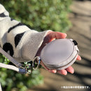 Melia ラウンド型 PUレザー マルチポーチ