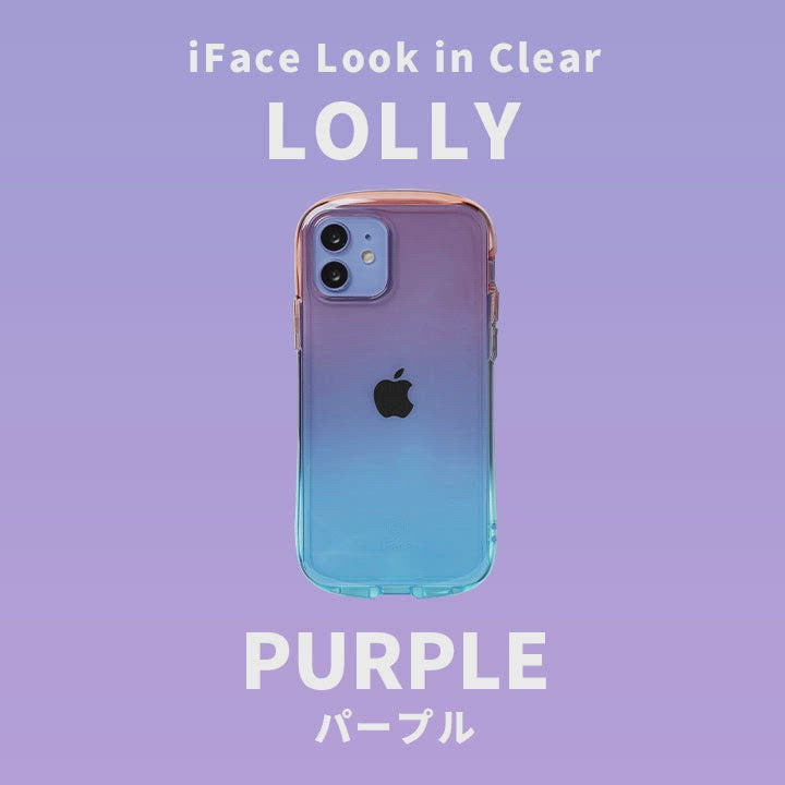 【色:iPhone14Plus専用・ピーチ/サファイア】iFace Look i