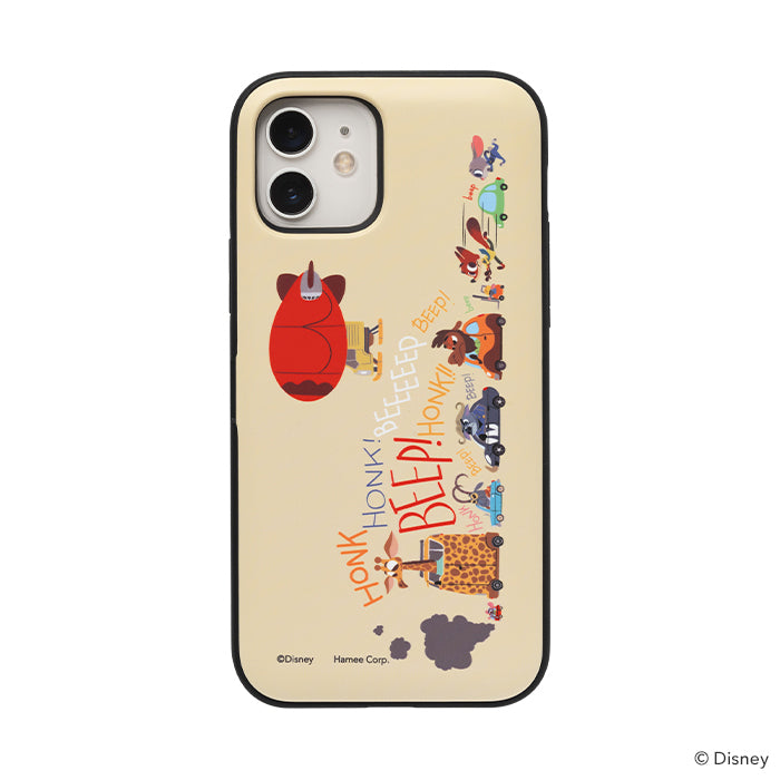 [iPhone 14/14 Pro/13/13 mini/13 Pro/12/12 Pro/11/XR/8/7/SE(第2/第3世代)専用]ディズニーキャラクター Latootoo カード収納型 ミラー付きiPhoneケース
